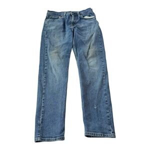 Levi's 512 Slim Straight Jeans Men's 29x30 Blue Medium Wash Denim Red Tab Pants